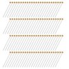 Sewing Pins, 100pcs Straight Pins Golden Pearlized Ball Head Pins Straight Pin for Fabric Straight Quilting Pin with Plastic Box for DIY Sewing Craft Dressmaker Jewelry Decoration