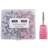 MZCMSL Nail Sanding Bands150 Grit for Nail Drill, 80pcs Small Sanding Bands Files with 3mm Mandrel Nail Drill Bit for Acrylic Nail Gel(150#)