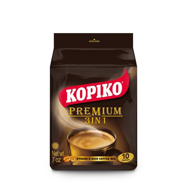 Kopiko Instant Coffee Astig 3 in 1, 7.1 oz (10 Sachets per pack) (Pack of 1)