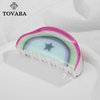 TOVABA Hair Claw Clips for Women Rainbow Shape Hair Clips Cute Medium Hair Clips Trendy Hair Claw Clips Hair Accessories for Women Strong Hold Jaw Hair Clip for Thick Thin Hair