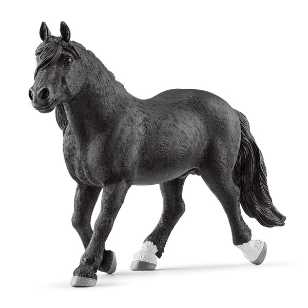 Schleich Farm World Realistic Noriker Stallion Horse Figurine - Highly Detailed and Durable Farm Animal Toy, Fun and Educational Play for Boys and Girls, Gift for Kids Ages 3+