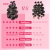 Beauty Queen 16A Body Wave Bundles Human Hair (20 18 16 Inch) 100% Unprocessed Brazilian Virgin Weave 3 Bundles Human Hair Full And Thick Remy Hair Extensions Natural Color for Women