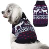 SCENEREAL Dog Sweater for Small Size Dog Girls Boys, Turtleneck Pullover Winter Dog Clothes, Christmas Dog Outfits, Pet Sweatshirt Apparel Knitwear,Dachshund, Yorkie, Chihuahua S