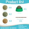 beishan Catnip Balls, 8 ct - Cat Ball Toy - Kitten Toys - Cat Nip Ball Cat Toy - Cat Lick Ball - Cat Nip Cat Toys - Natural Catnip Ball for Cats of All Breeds, Green