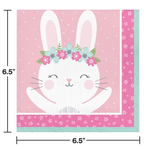Bunny Party Napkins, 48 ct