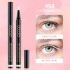 Docolor Waterproof Eyeliner Pen Longwearing with Ultra-Fine Tip Liquid Eye Liner (White)