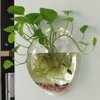 Alipis Fish Tank Wall Mounted Acrylic Fish Bowl Fish Bubble Betta Fish Tank, Wall Hanging Plant Terrarium Hydroponic Pot for Air Plant Wall Fish Tank Aq