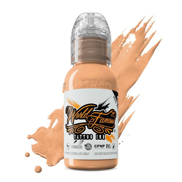 World Famous Flesh Tattoo Ink, Vegan and Professional Ink, Made in USA, Aesir Flesh #1, 1 oz