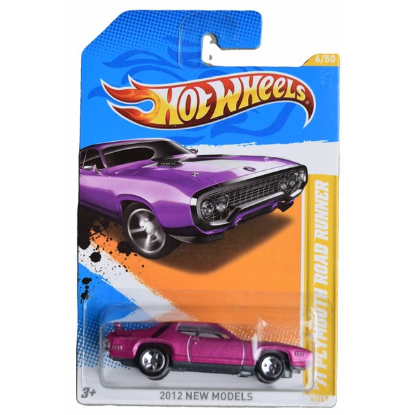 Hot Wheels '71 Plymouth Road Runner, 2012 New Models 6/50