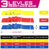 RENRANRING Resistance Bands for Working Out, Exercise Bands for Physical Therapy, Stretch, Recovery, Pilates, Rehab, Strength Training and Yoga Starter Set