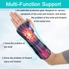 TANDCF Unisex Forearm and Wrist Support Splint Brace Double Fixation Wrist Brace for Carpal Tunnel,Adjustable Night Time Forearm Immobilizer Brace Splints,9.8 inch (25cm) length(LH/S)