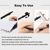 6pcs/pack Brow Pencil Set Pull Cord Peel-off Eyebrow Pencils Waterproof Long Lasting Microblading Eyebrow Pen for Marking, Filling, Outlining (Cappuccino)