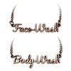 Face Wash Body Wash Label Tags Rust Resistant (Face Body Wash Bronze)