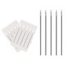 Body Piercing Needles, ATOMUS 10pcs 16G Stainless Steel Sterile Disposable Ear Nose Navel Nipple Lip Piercing Needles