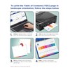 Avery 15 Tab Dividers for 3 Ring Binders, Customizable Table of Contents, Multicolor Tabs, 6 Sets (11197)
