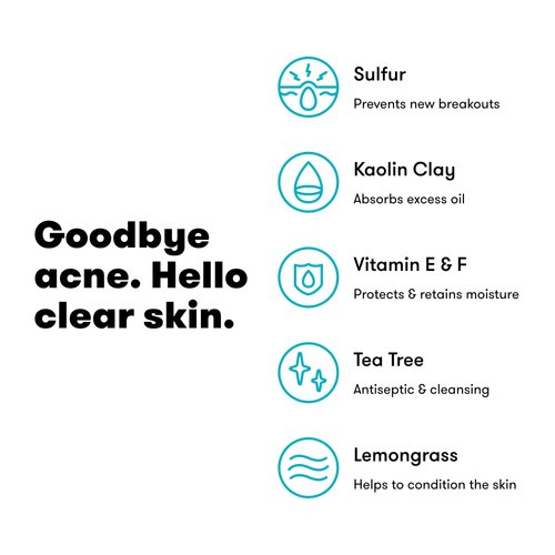 Proactiv Skin Purifying Acne Face Mask and Acne Spot Treatment - Detoxifying Facial Mask with 6% Sulfur 3 Oz 90 Day Supply
