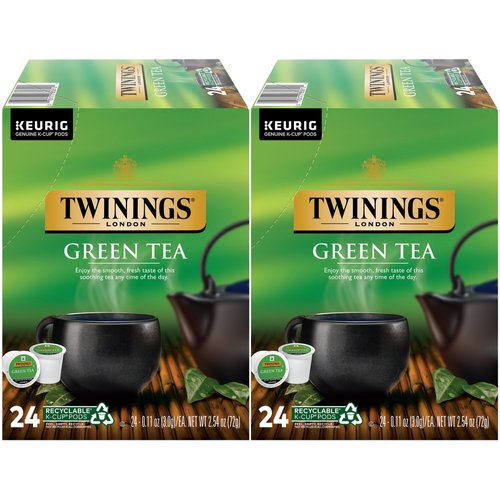 Twinings Green Tea single serve capsules for Keurig K-Cup pod brewers (48 Count)