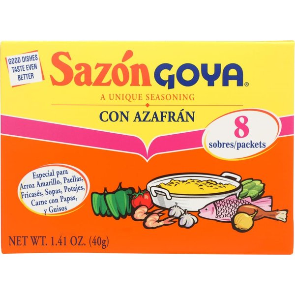 Goya Sazon con Azafran - 1.41 oz.