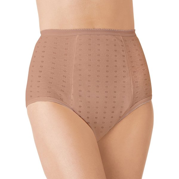 Wearever Women's Incontinence Underwear for Bladder Control with Super Absorbency - Reusable & Washable Leak Proof Underwear for Women Single Panty - (Beige) (2X) (Fits Hip 45-48")