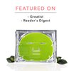 100% PURE Green Tea Water Bomb Mask (1 PC), Hydrating Face Mask with Hyaluronic Acid, Skin Care, Anti-Aging, Toning and Soothing Face Care - 1 PIECE