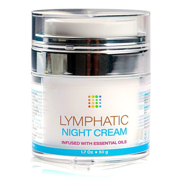 Bruizex Lymphatic Drainage Face Cream, Anti-Aging, Moisturizing & Rejuventating Night Cream, Daily Facial Lymphatic Drainage for Face & Neck, Natural Essentials Oil Infused Face Lotion, 1.7 Fl Oz