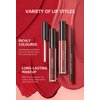 3Pcs Black Matte Liquid Lipstick, Lip Liner, Lip Gloss Trio Lip Set - One Step Halloween Lips Makeup Kits Waterproof Long-Lasting Moisturizing Velvety Black Lip Stain Make Up Gift Set (12#)