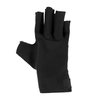 OTC Resting Splint Glove, 5 Finger Semi-Rigid Splints, Open Tips, Black, Right Hand, Medium