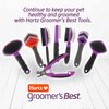 Hartz Groomer's Best Fur Fetcher De-Shedder Dog Brush,Black