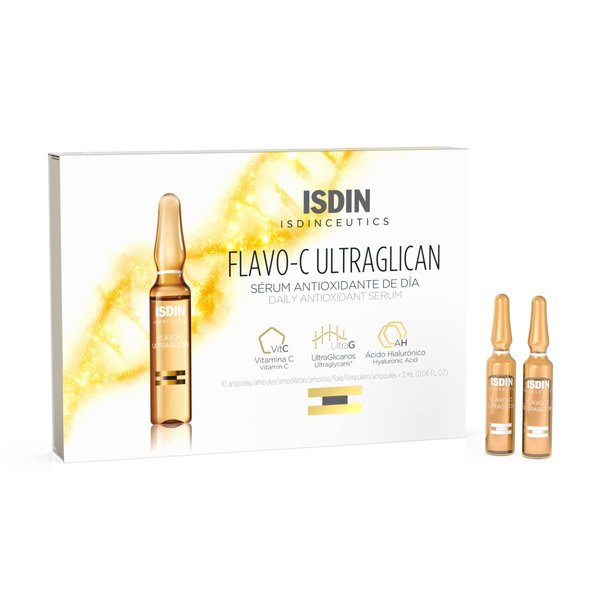 Serum Ampoules Flavo-C Ultraglican, Vitamin C and Hyaluronic Acid