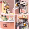 Rolife Plastic House Building Set Toy DIY Miniature Dollhouse Playset with LED for Mini Figures Construction Toys Diorama Kit Gifts for Teens Adults