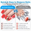 LOUINSTIC Gel Nail Remover - Quick Gel Nail Polish Remover, 3-5 Minutes Gel Remover for Nails removedor de gel