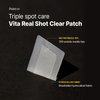 MEDITHERAPY Vita Real Shot Clear Patch 6EA, Dark Spot Patch, Acne and Blemish Care, Hydrocolloid Patch, Pure Vitamin C for Brightening, Korean Skincare