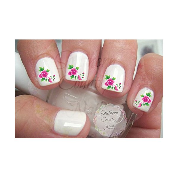 Flower Nail Art Decals