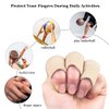Finger Arthritis Sleeves (30Pcs), Elastic Thumb Splint Brace Support Protector Finger Compression Sleeve for Arthritis Joint Pain Relief, Breathable Finger Tape for Triggger Finger Sports Aid Support