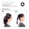 CYWLIFE Tiny Hair Ties Bands for Baby Girls Women Thin & Fine Hair, 100 PCS Black, 7MM No Crease Ponytail Holders Hair Elastics, No Hurt Durable Soft Rubber Bands for Kids Men