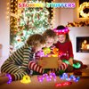12 PCS Light up Glow Sticks for Kids 4-8-12, Christmas Decorations Bulk Party Pack Glow Bracelets Necklaces for Toddlers, Glow in The Dark Party Supplies, New Years Eve Dancing Camping Decorations