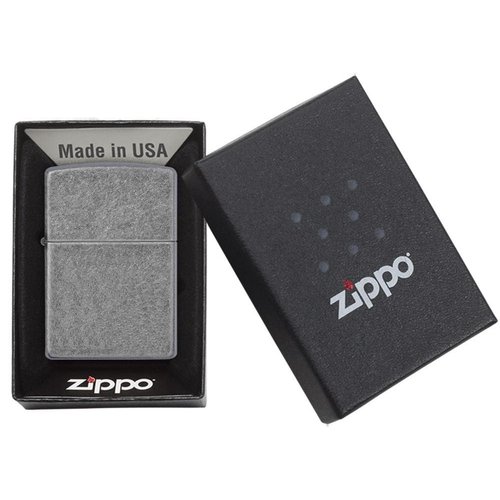 Zippo Lighter - Personalized Chrome Windproof Lighter Custom Message Engrave (Antique Silver Plate) #121FB