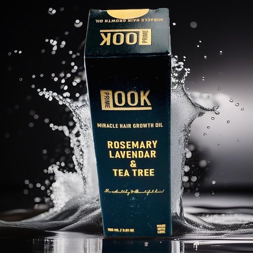 PrimeLook Miracle Hair Growth Oil, Rosemary Lavender & Tea Tree, 3.81 fl oz