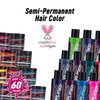 MANIC PANIC Hot Hot Pink Hair Color - Amplified - Semi Permanent Hair Dye - Medium Pink - Glows In Blacklight - For Dark & Light Hair - Vegan, PPD & Ammonia Free - For Coloring Hair on Women & Men