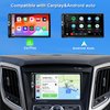 Double Din Car Stereo Apple Carplay 7 inch Car Radio with HD Touch Screen Car Receiver Compatible Android Auto Bluetooth with Backup Camera Mirror Link USB/SD/AUX