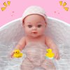 Miaio 12 Inch Newborn Baby Dolls Set of 12 Doll Accessories Feeding Combo Set, Feeding Bottle, Pacifier, Bib, Diaper, Skirt, Feeding Kit (E)