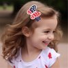 American Flag Hair Clips Independence Day Hair Pins Stars and Stripes Hair Barrette 4th of July Hair ClipsPatriotic Hair Accessories.(DL8) (Star heart butterfly)