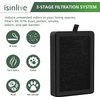 isinlive LV-H128 Air Purifier Replacement Filter Compatible with LEVOIT LV-H128/ PUURVSAS (HM669A) / ROVACS (RV60) 3-in-1 Pre H13 Filter, 4 Pack LV-H128 Filters and 30 Pack Aroma Pads