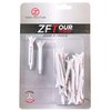 Zero Friction Tour 3-Prong Golf Tees (1-3/4 Inch, White, Pack of 20)