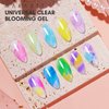 Makartt Clear Blooming Gel 15ml UV LED Soak Off Nail Art Polish for Spreading Effect Marble Nail Polish Gel Paint Nail Designs for DIY Spring Summer Color Flower Watercolor Magic Beauty Gift