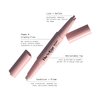 Half Caked The Script Primer + Lip Liner - Dual-Ended, Retractable Lip Conditioner and Waterproof Gel Lip Liner - Vegan & Cruelty-Free, 0.11g (Half Life)