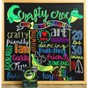 Crafty Croc Liquid Chalk Markers, 10 Pack of Neon Chalk Pens, For Nonporous Chalkboards, Bistro Boards, Glass and Windows