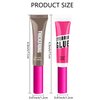 Waterproof Tinted Brow Gel-1Pcs Black Thickening Eyebrow Mascara Glue,Brow Lift Fast Sculpt,Color Brow Filler Gream Gel,Long Lasting Eye Makeup for Women,Light Medium Dark Brown Cover Gray Hairs-08