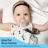 PUTSKA Pacifier Silicone Adapter Rings for Pacifier Holder and Clip MAM-Compatible