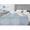 Delta Children Inflatable Bed Rails for Toddlers & Kids with Foot Pump (2 Pack) - Leak-Proof Portable Guardrails Great for Travel or at Home, White